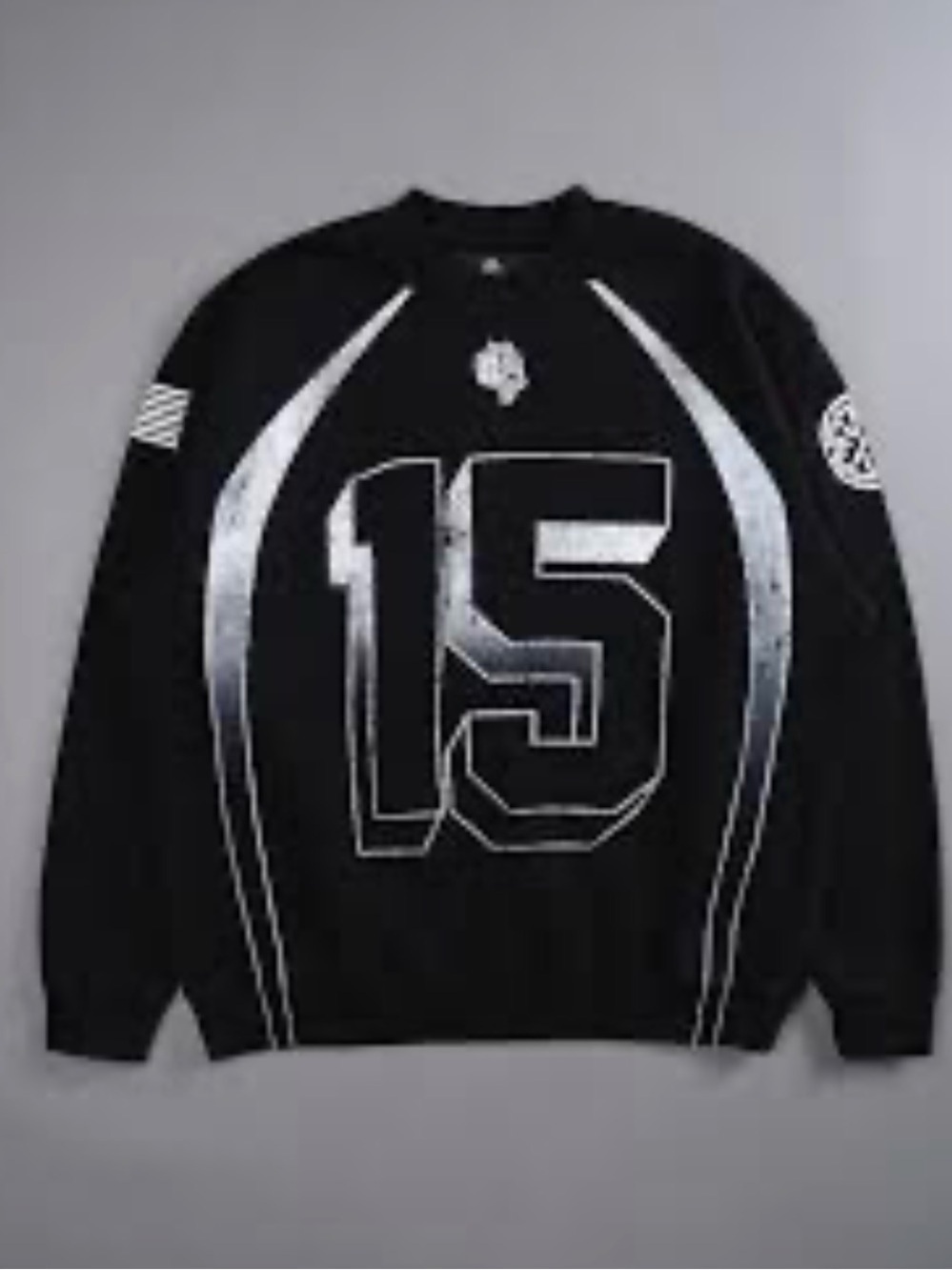 Darc Sport Game Time London Gray Crewneck Sweatshirt XL oversized NWT